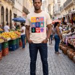 Camiseta LULA LÁ, HADDAD AQUI Pop Art